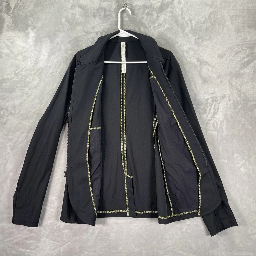 Lululemon Jacket Mens Large Nonstop Blazer Full Zip Button Front Stretch Casual